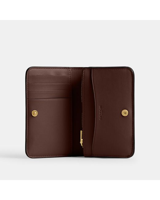 COACH Brown Slim Cardholder
