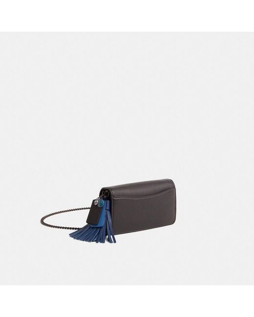 COACH Black Upcrafted Tabby Crossbody Wristlet