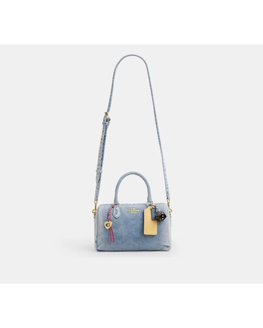 COACH Black Rowan Satchel Bag