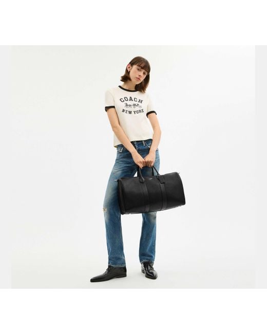 COACH Black Compass Bag 45