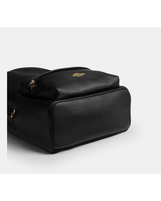 Taylor Small Backpack COACH de color Black