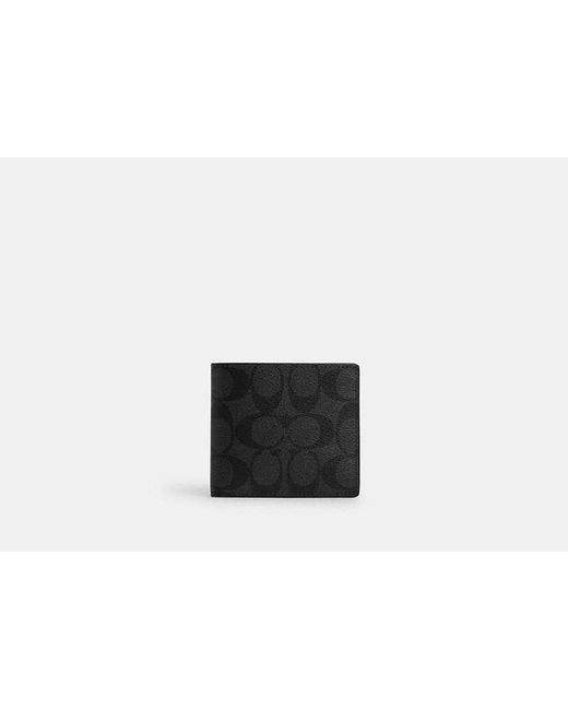 COACH Black Coin Wallet for men