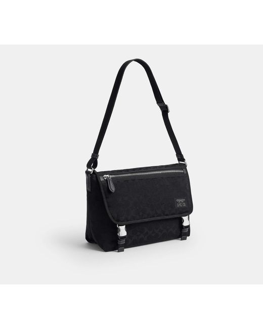 COACH Black Lane Messenger for men