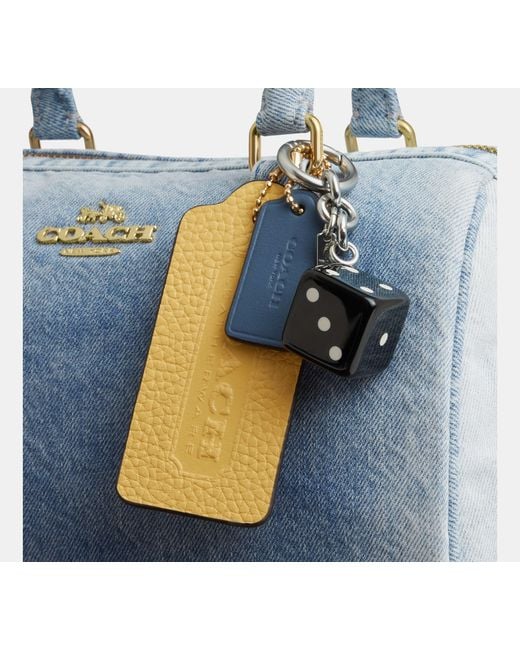 COACH Black Rowan Satchel Bag