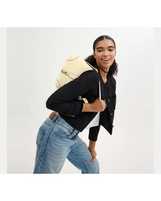 COACH Black Hamptons Hobo Bag
