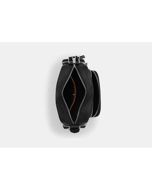 COACH Black Fletcher Crossbody Bag for men