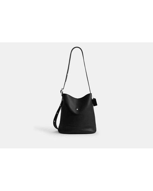 COACH Black Bleecker Bucket Bag 36 for men