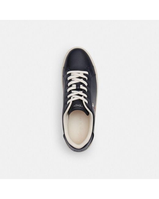 COACH Disney X High Line Sneaker With Mickey Mouse in Blue