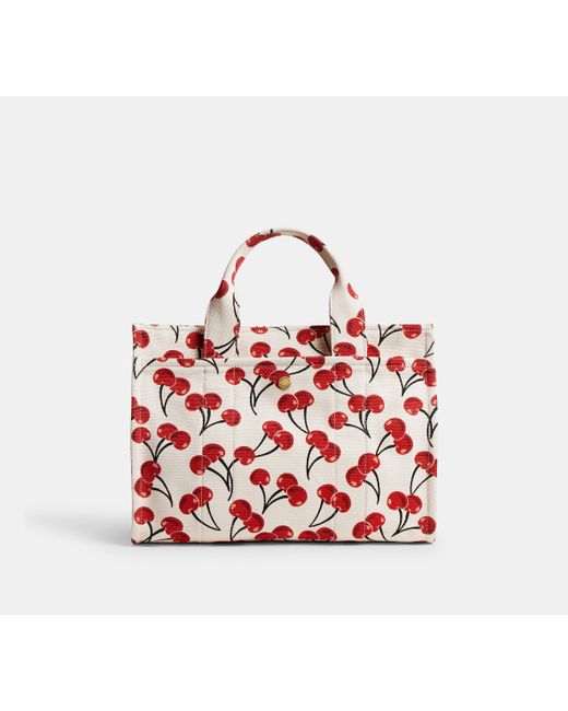 COACH Cargo Tote Bag With Cherry Print in Black | Lyst UK COACH Cargo Tote Bag With Cherry Print in Black | Lyst UK