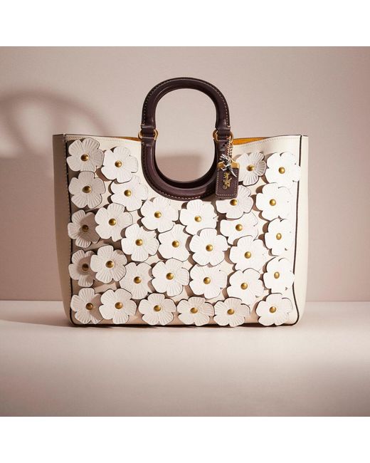 COACH Natural Upcrafted Rae Tote In Colorblock
