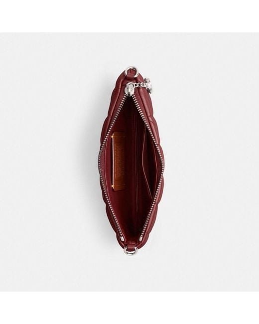 COACH Pouch Bag With Pillow Quilting in Red Lyst
