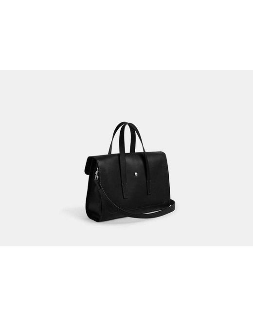 Porte-Documents Flatiron COACH pour homme en coloris Black
