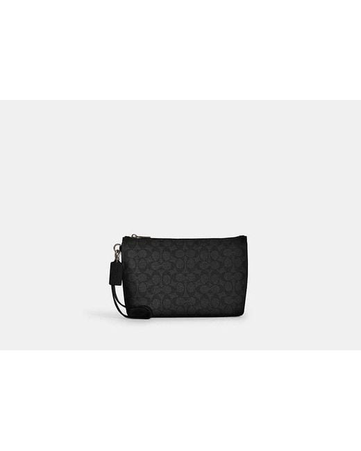COACH Black Pouch for men