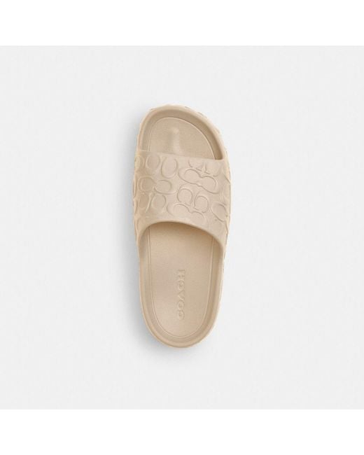 COACH Natural Bay Slide for men