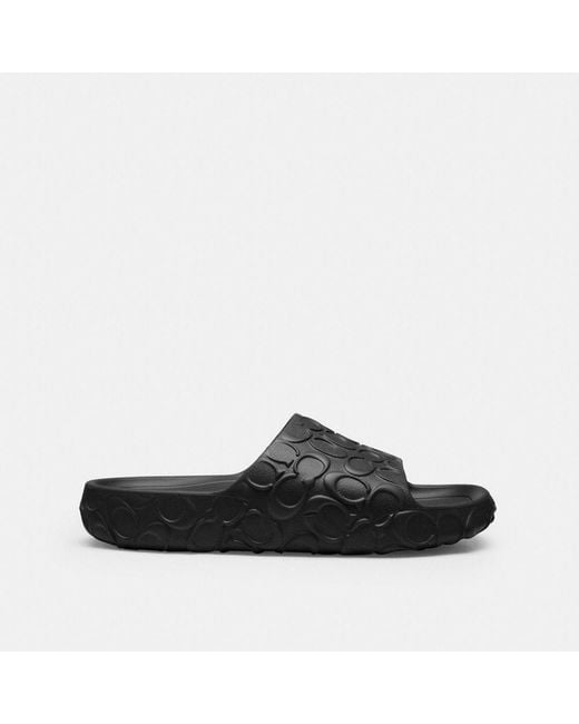 COACH Black Bay Slide for men