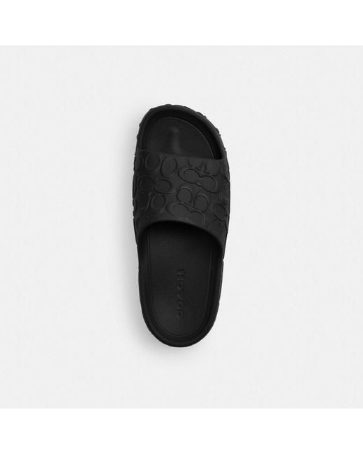 COACH Black Bay Slide for men
