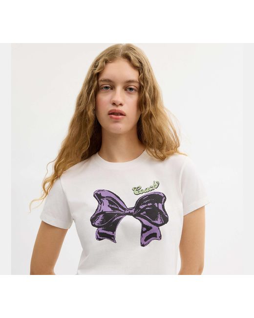 COACH Black Bow T-Shirt