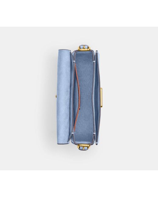 Borsa A Tracolla Zoe di COACH in Blue