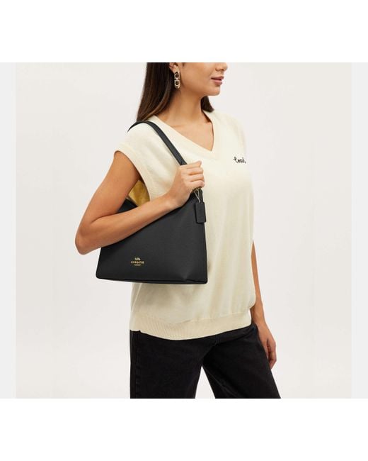 COACH Black Laurel Shoulder Bag