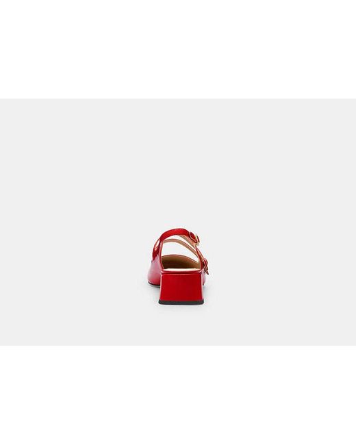 COACH Red Winley Slingback Mary Jane
