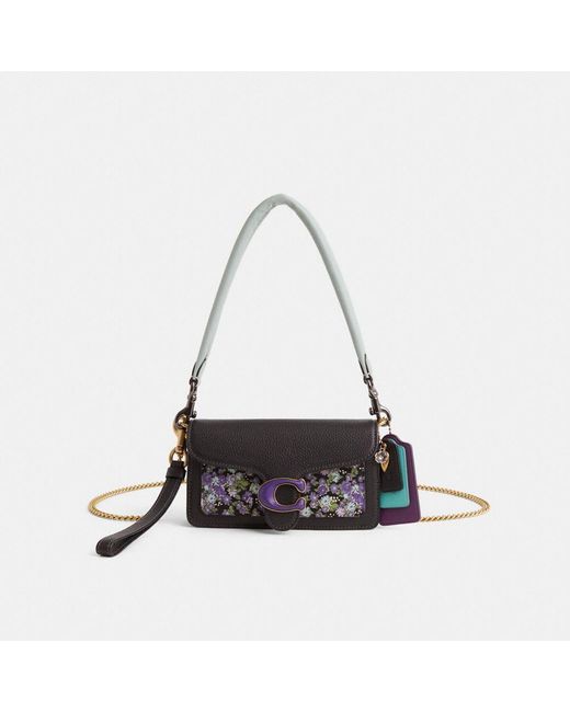 COACH White Upcrafted Tabby Crossbody Wristlet