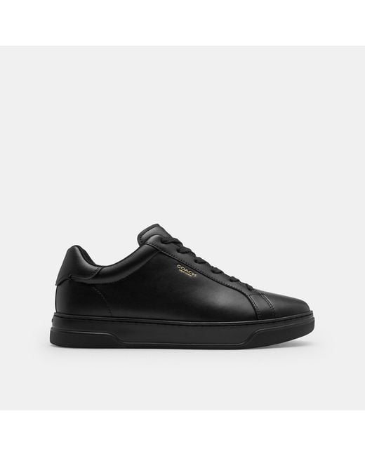 COACH Black High Line Sneaker for men