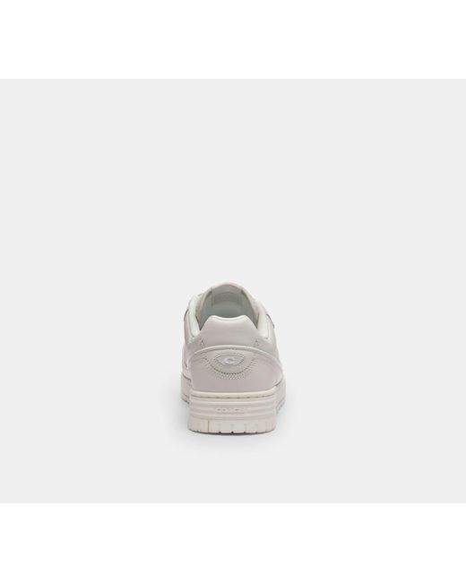 COACH White Double Strap Soho Sneaker