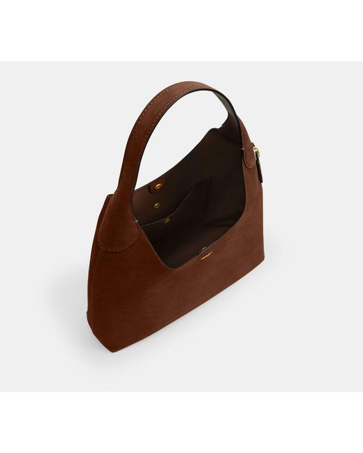 COACH Brown Brooklyn Shoulder Bag