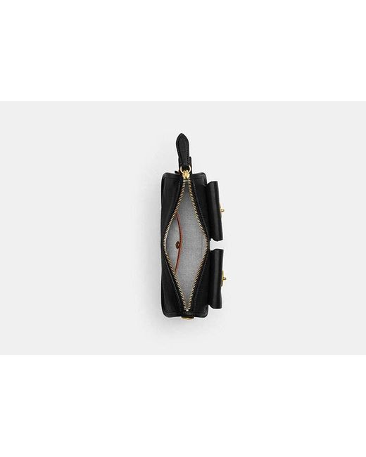 Sac Waverly À Double Fermeture Turnlock COACH en coloris Black
