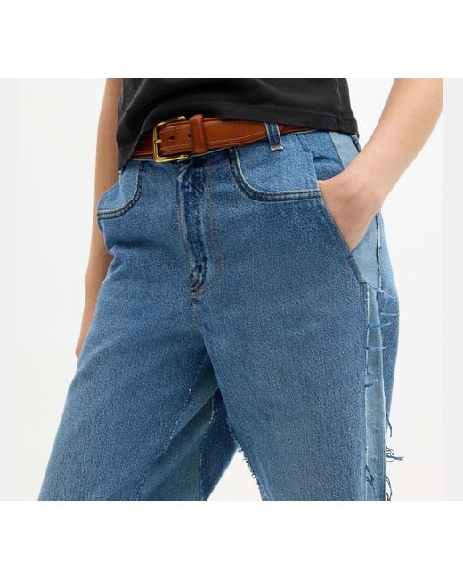 COACH Blue Repurposed Jeans