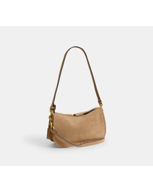 COACH Black Twin Turnlock Waverly Bag