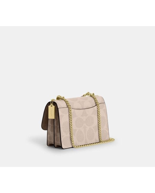COACH Black Klare Crossbody Bag In Blocked Signature Canvas