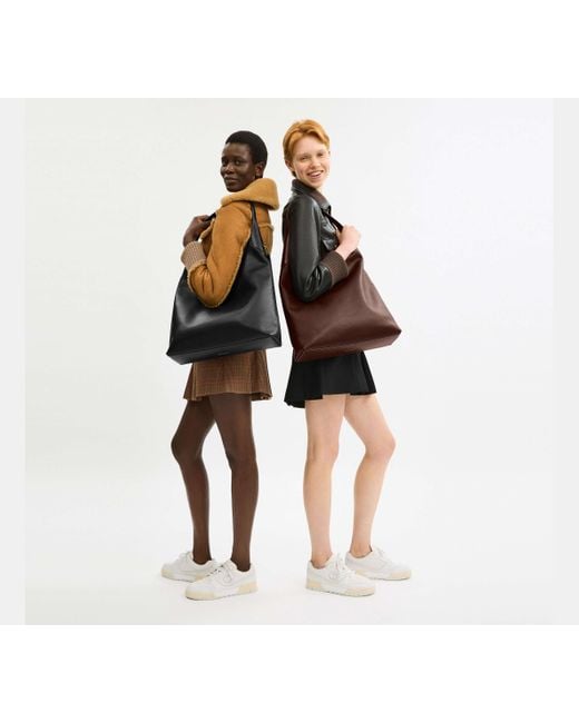 Borsa A Tracolla Brooklyn 39 di COACH in Black