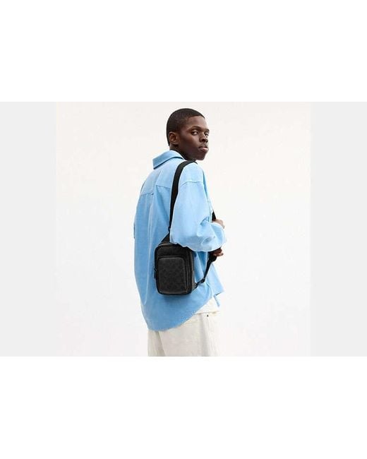 COACH Black Racer Sling Pack for men