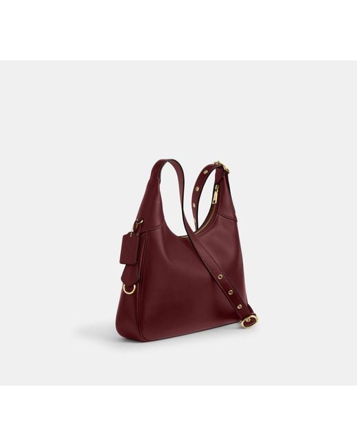 COACH Red Ella Shoulder Bag