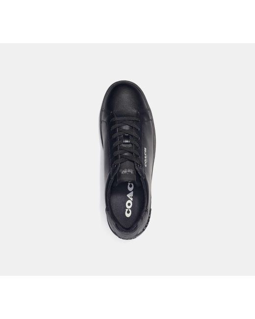 COACH Black Clip Low Top Sneaker for men