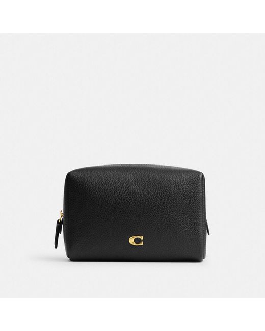 COACH Black Essential Cosmetic Pouch