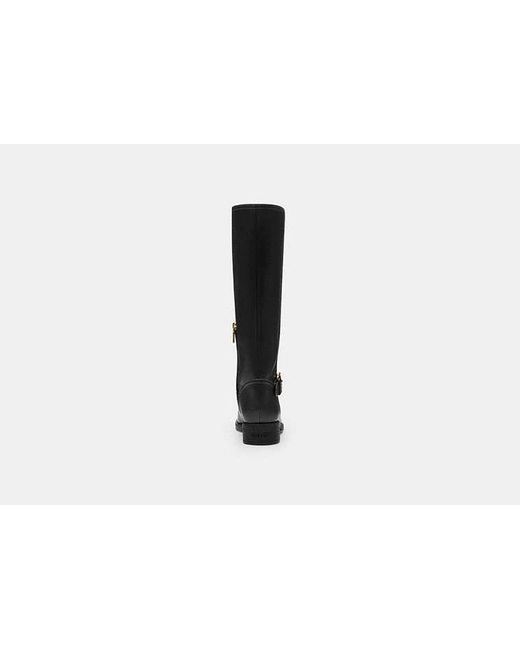 COACH Black Riding Boot