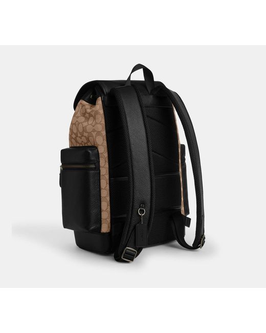 COACH Black Sprint Backpack for men