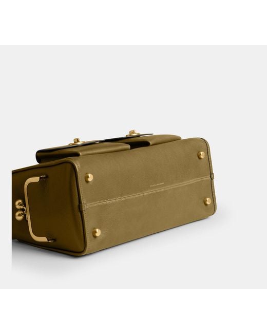 COACH Black Turnlock Haversack Bag