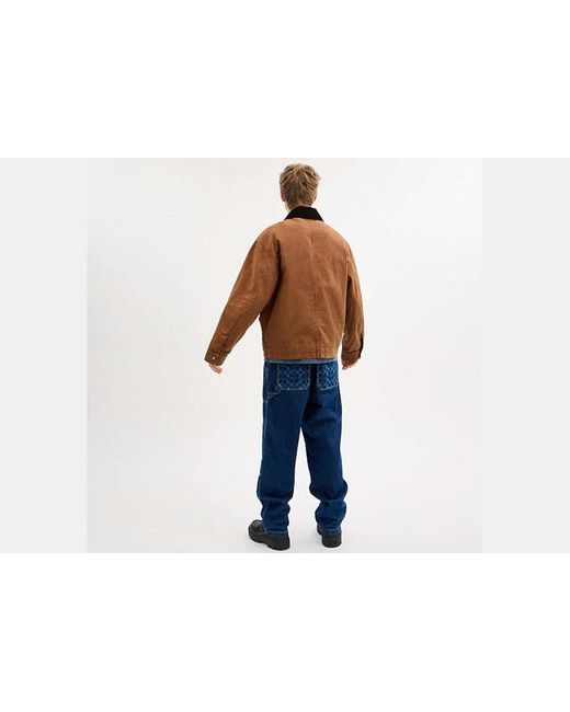 Chaqueta De Trabajo En Castaño, Talla COACH de hombre de color Brown