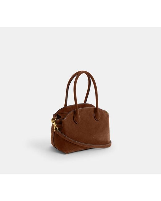 COACH Brown Soft Empire Carryall Bag 21