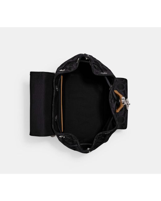 COACH Riya Backpack 21 - Black | Denim