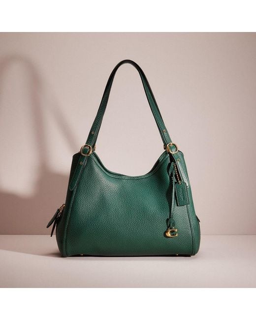 COACH Restored Lori Shoulder Bag in Green Lyst