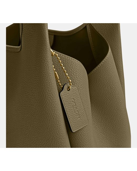 COACH Green Lana Shoulder Bag