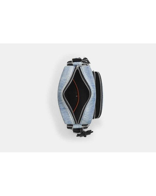 COACH Black Fletcher Crossbody Bag for men