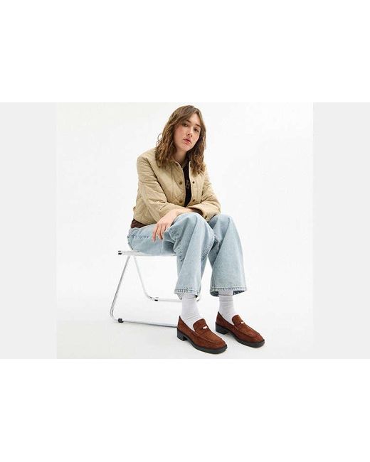 COACH Multicolor Square Toe Loafer