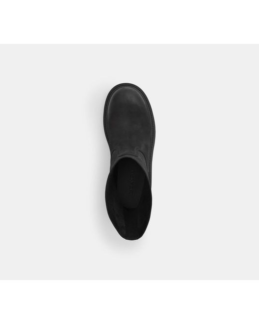 COACH Black Work Boot