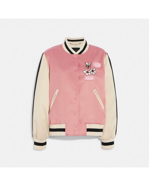 COACH Disney X Souvenir Jacket in Pink Lyst