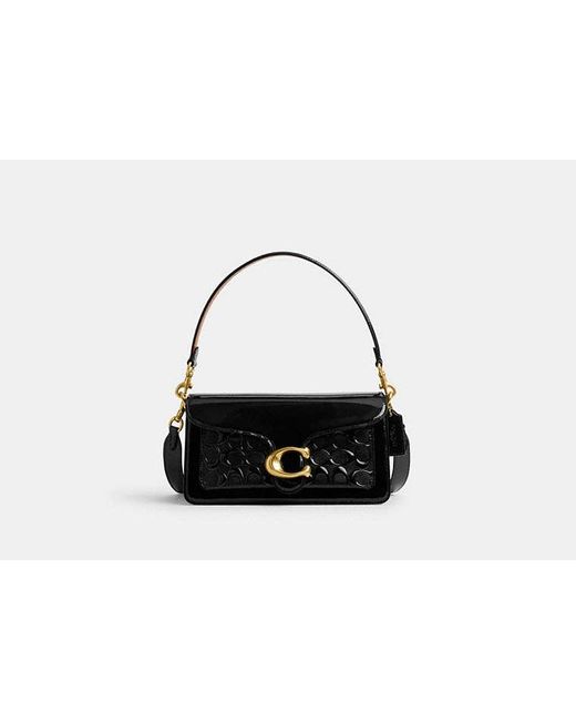 COACH Black Tabby Shoulder Bag 26 In Signature Leather